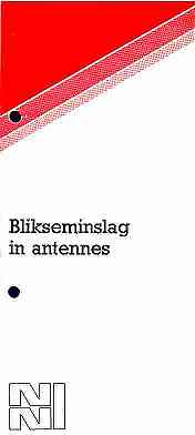 NEN brochure "Blikseminslag in antennes".